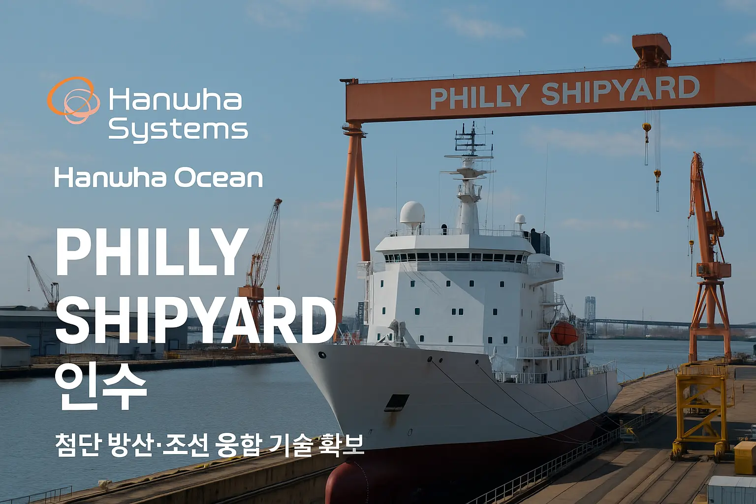 한화시스템이 미국 필리조선소 인수한 이유