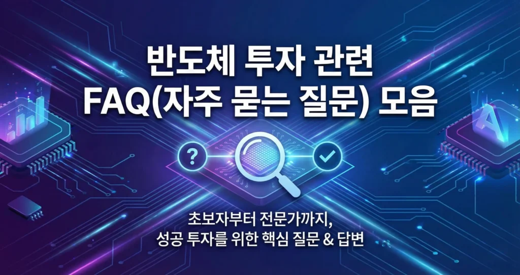 반도체 테마주 대장주 FAQ(자주 묻는 질문) TOP 100