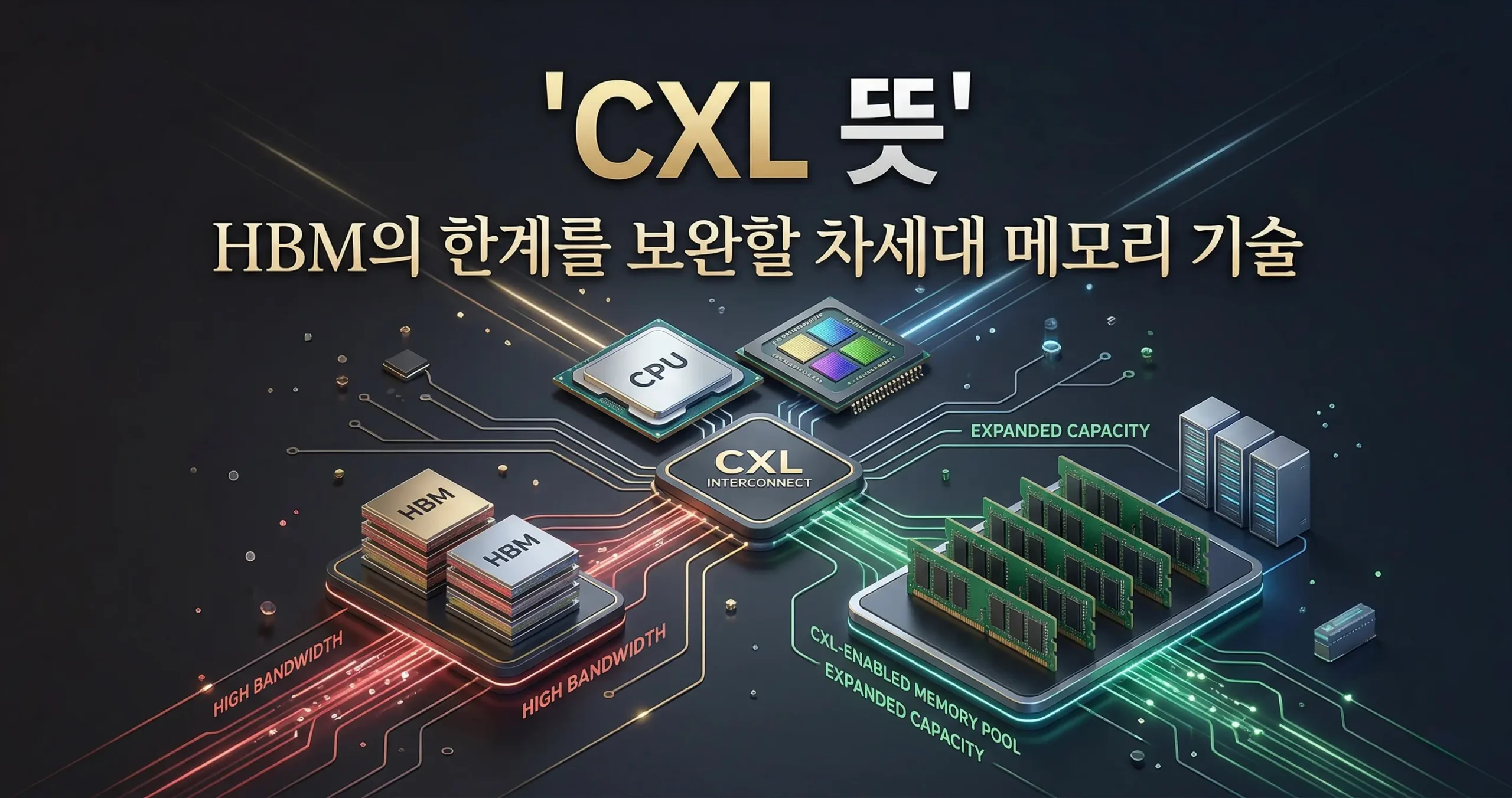 CXL 뜻 HBM의 한계를 보완할 차세대 메모리 기술