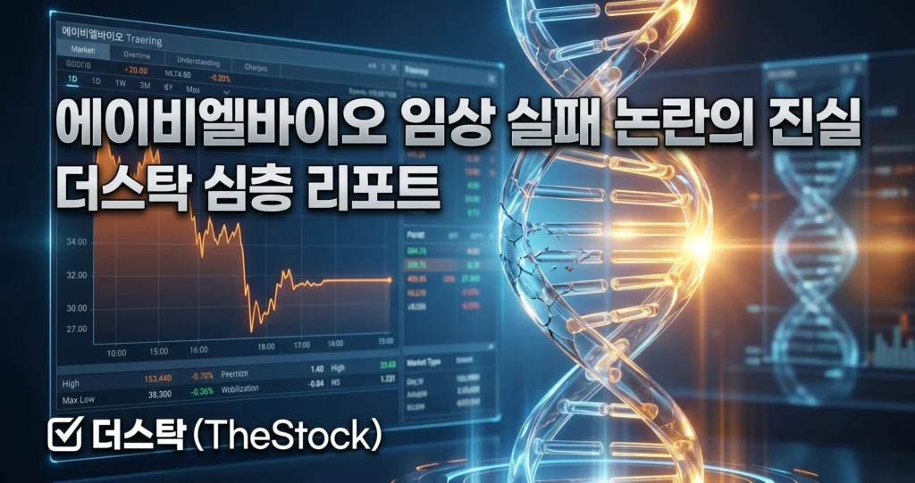 에이비엘바이오 임상 실패 진짜일까? 주가 급락 원인과 전망 분석