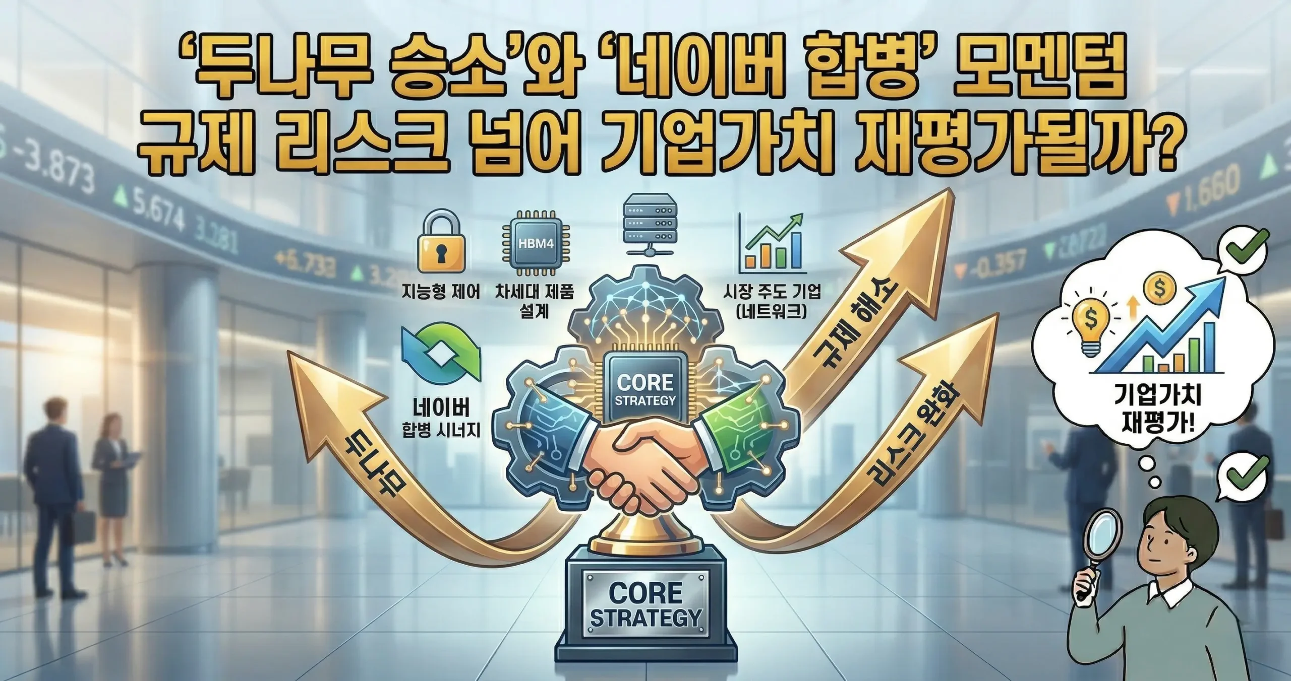 두나무 승소와 네이버 합병 모멘텀, 규제 리스크 넘어 기업가치 재평가될까?