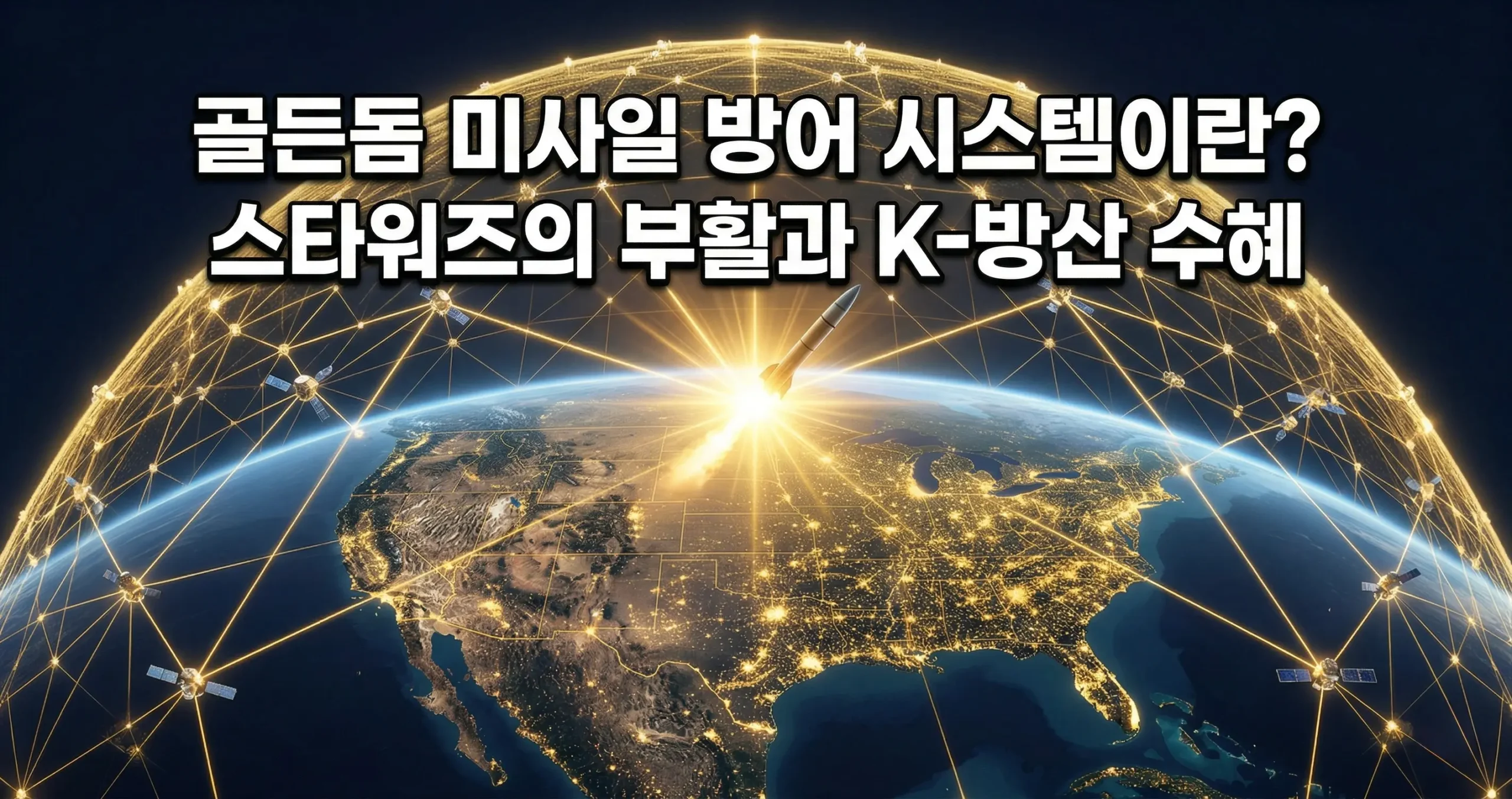 골든돔 미사일 방어 시스템 이란? 아이언 돔과는 다르다!