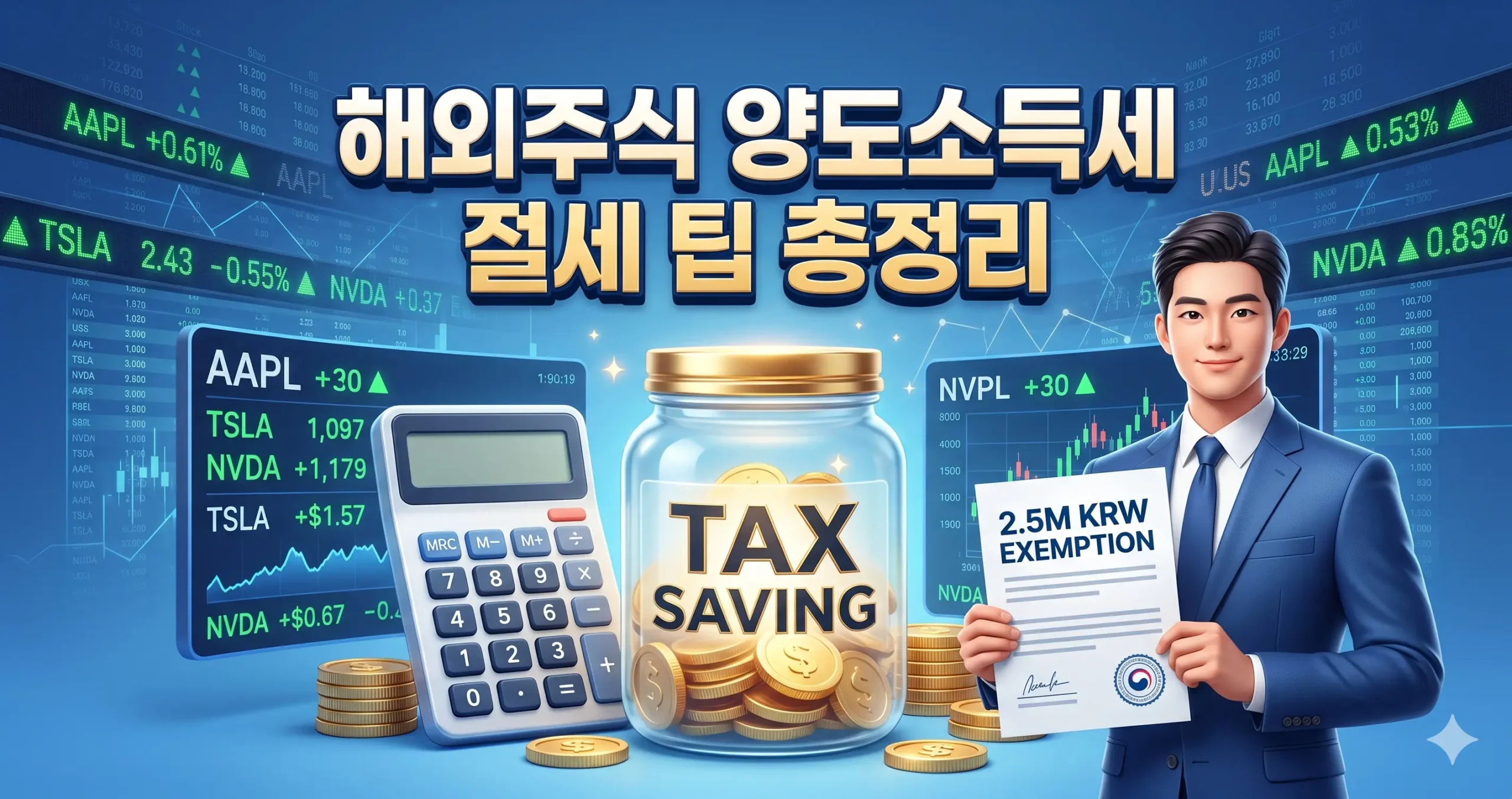 해외주식 양도소득세 절세 팁 정리 250만원 기본공제 활용법