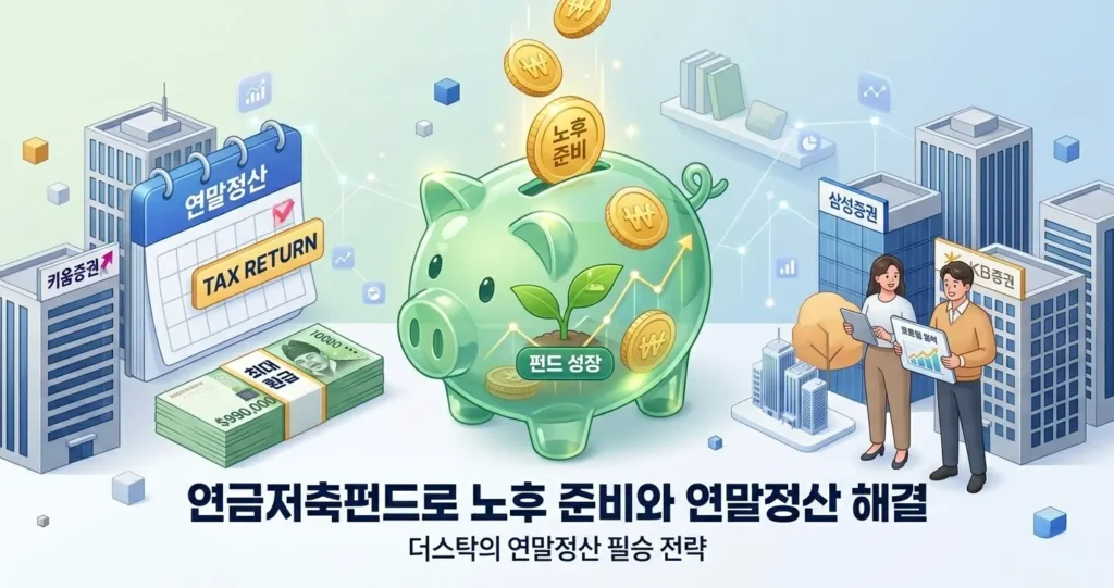 연금저축펀드 세액공제 노후준비와 연말정산 한 번에 해결