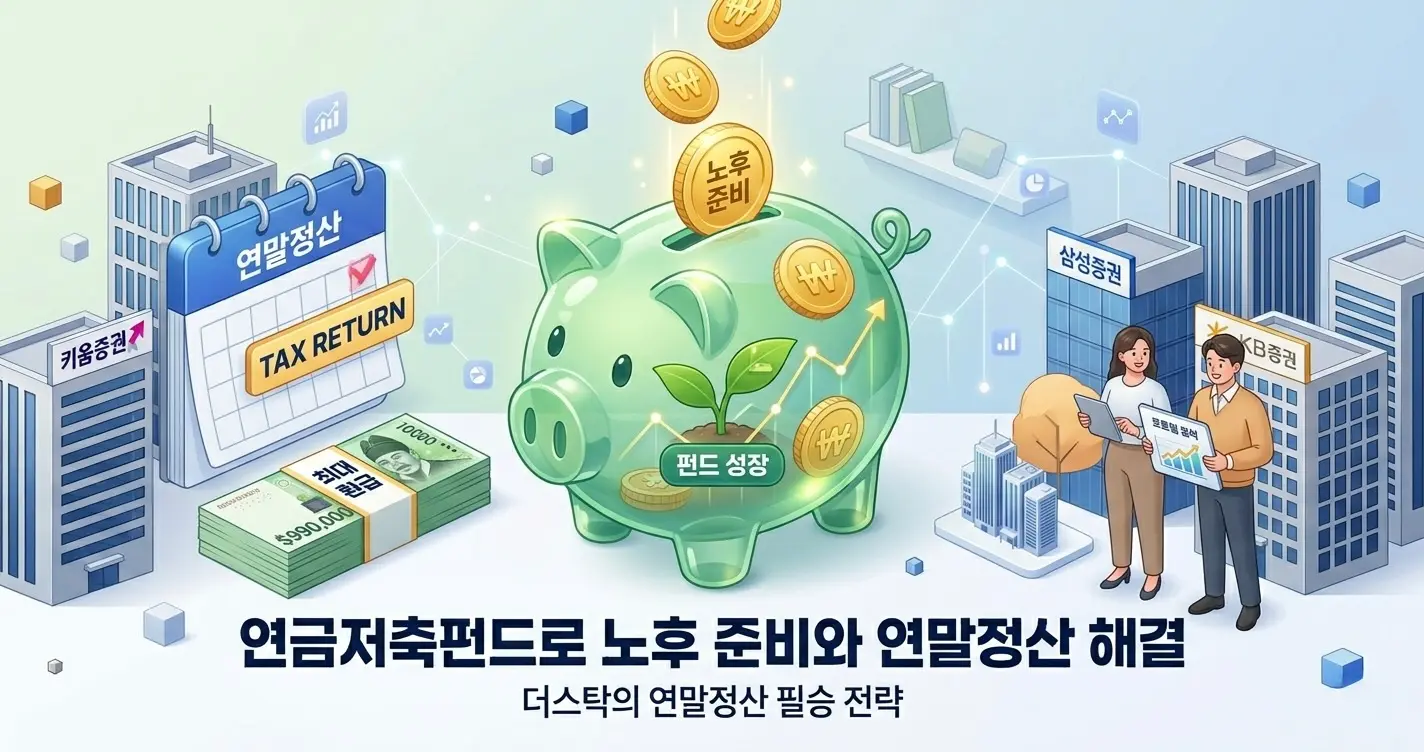 연금저축펀드 세액공제 노후준비와 연말정산 한 번에 해결