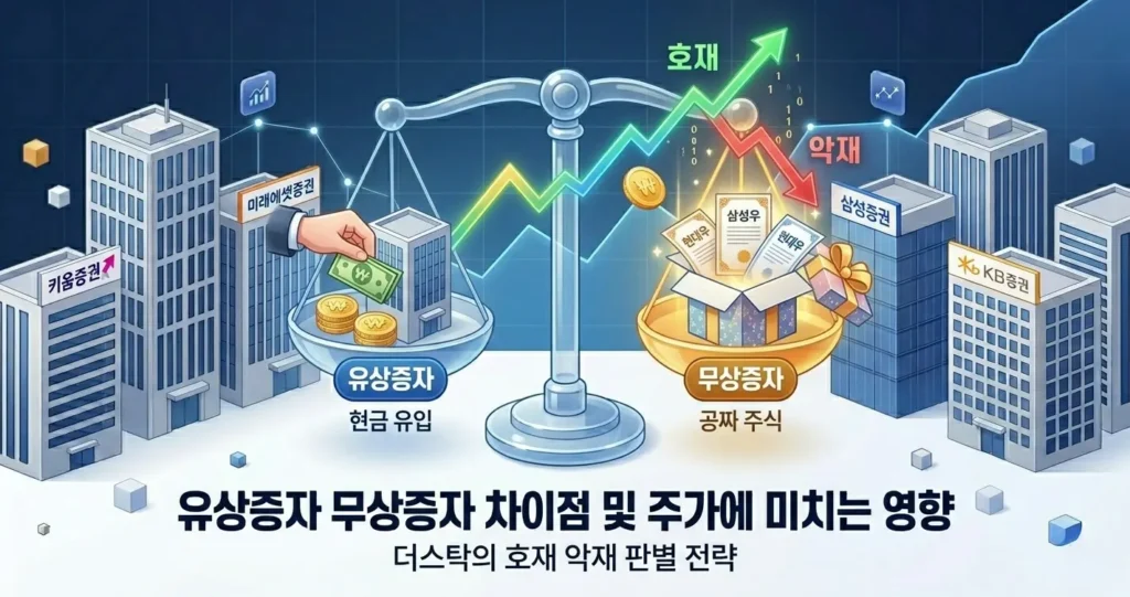 유상증자와 무상증자 차이점 및 주가에 미치는 영향 (호재 vs 악재)