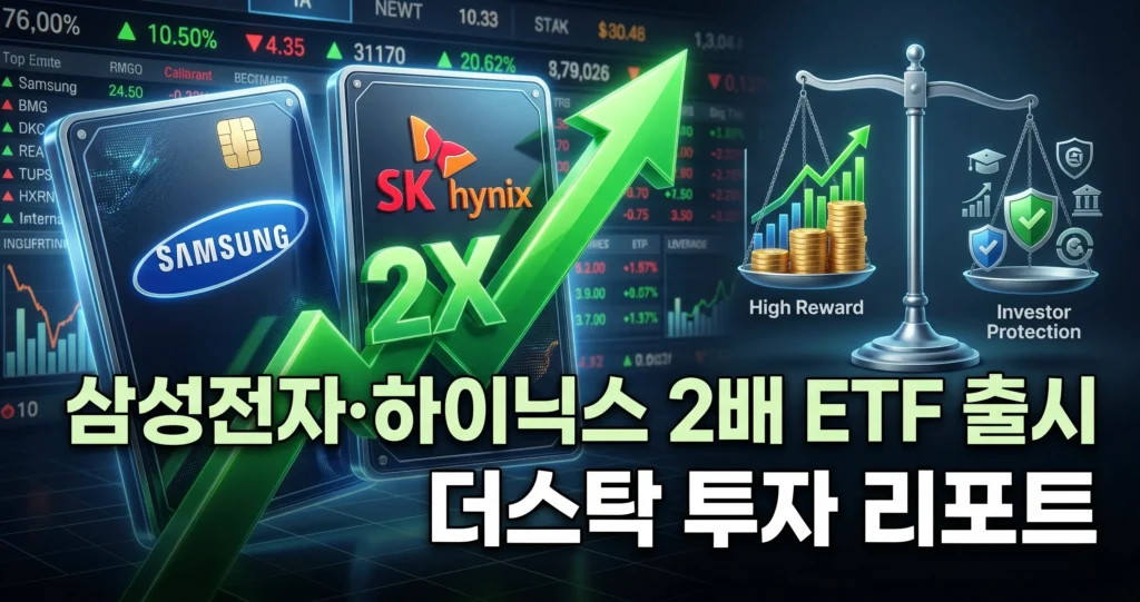 삼전 2배 하이닉스 2배 레버리지 ETF 출시일 투자자 주의사항