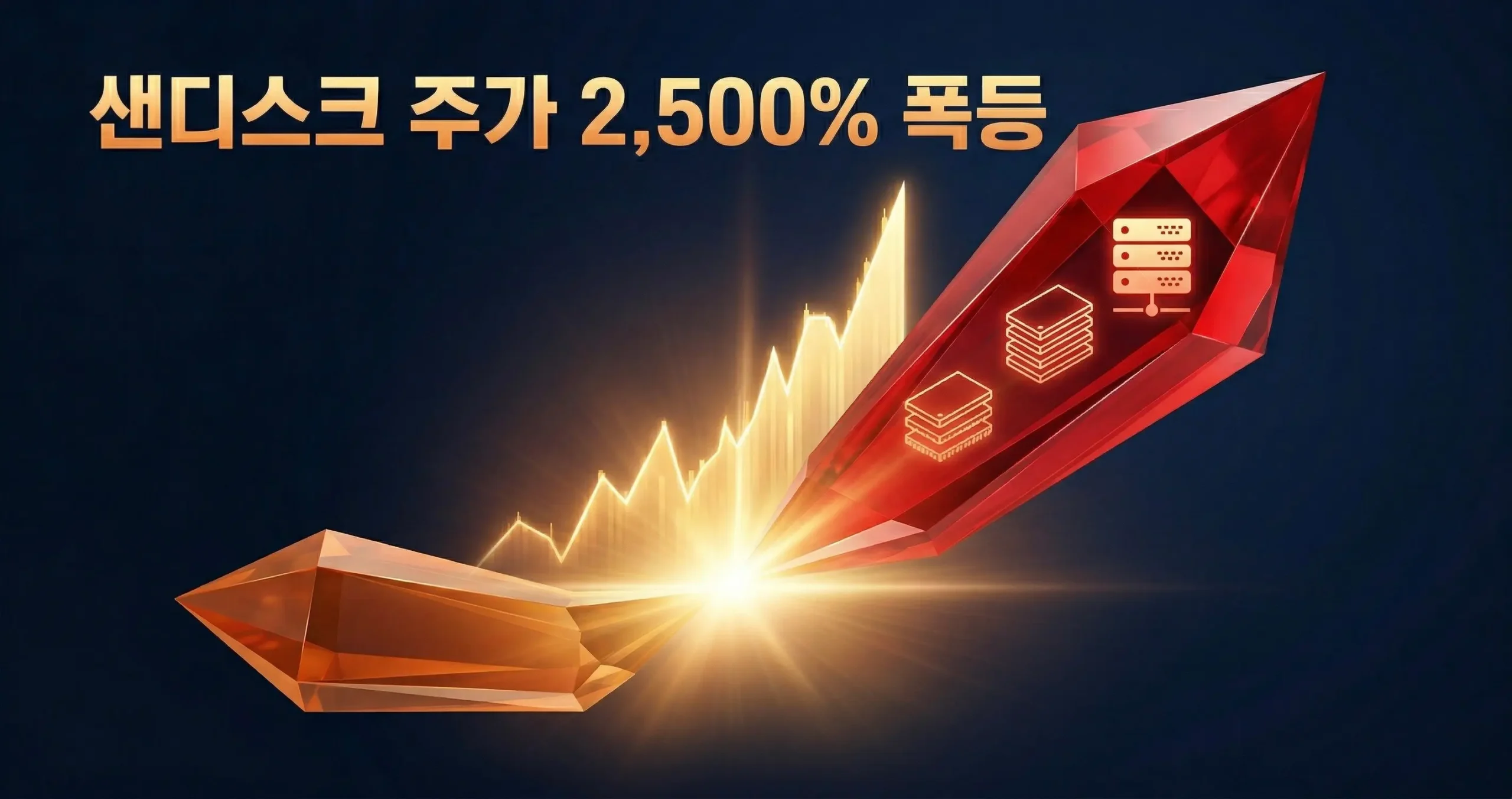 샌디스크 주가 2,500% 폭등의 전말, 월가 목표가 1,250달러 상향 이유