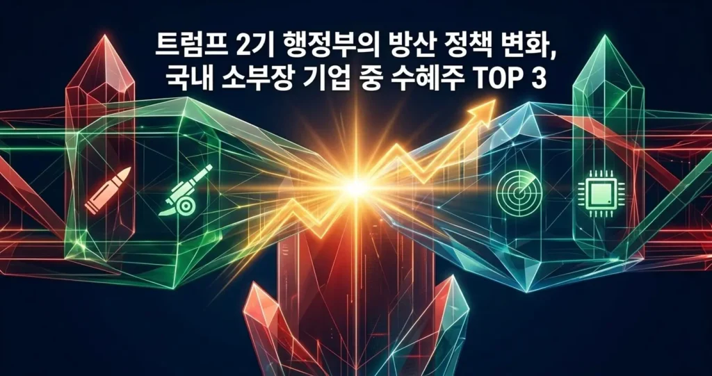 트럼프 2기 행정부의 방산 정책 변화, 국내 소부장 기업 중 수혜주 TOP 3