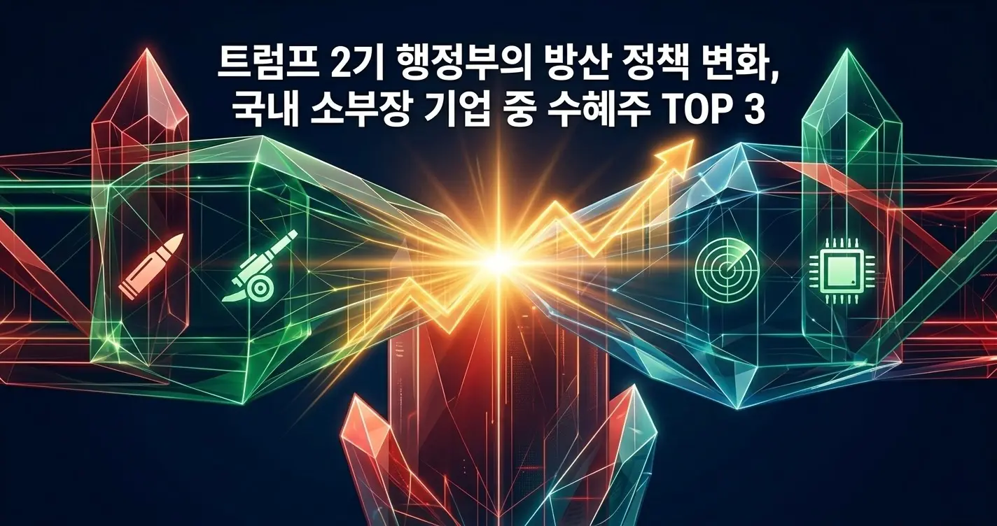 트럼프 2기 행정부의 방산 정책 변화, 국내 소부장 기업 중 수혜주 TOP 3