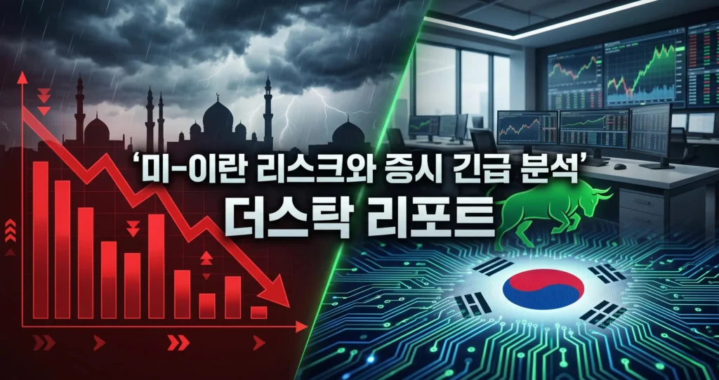 미국 이란 긴장 재점화와 미국 증시 조정 코스피 사상 최고치 경신 속 '숨 고르기' 전략