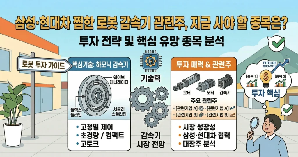 삼성·현대차 찜한 로봇 감속기 관련주 테마주, 지금 사야 할 종목은?