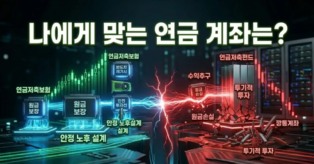 [노후 설계] 연금저축보험 vs 연금저축펀드 비교 – 나에게 맞는 연금 계좌는?
