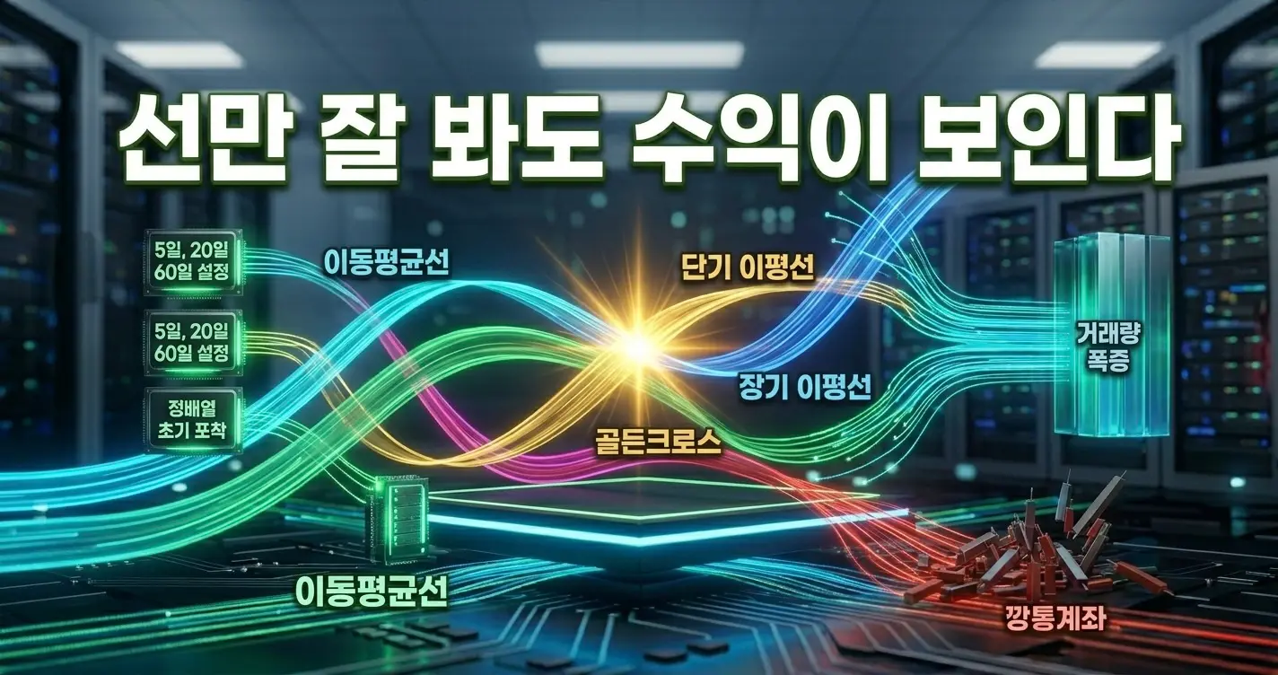 선만 잘 봐도 수익이 보인다" 이동평균선 설정 및 골든크로스 활용법 총정리- 주식 매매 기법