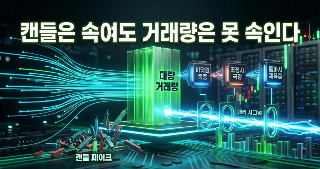 캔들은 속여도 거래량은 못 속인다" 거래량 분석 급등주 매집 시그널