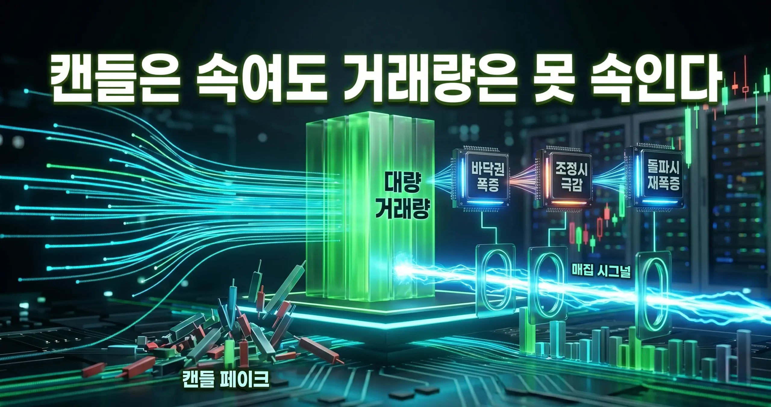 캔들은 속여도 거래량은 못 속인다" 거래량 분석 급등주 매집 시그널