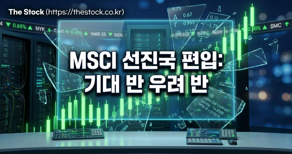 한국 MSCI 편입 워치리스트 등재 발표시간 3대 쟁점은?