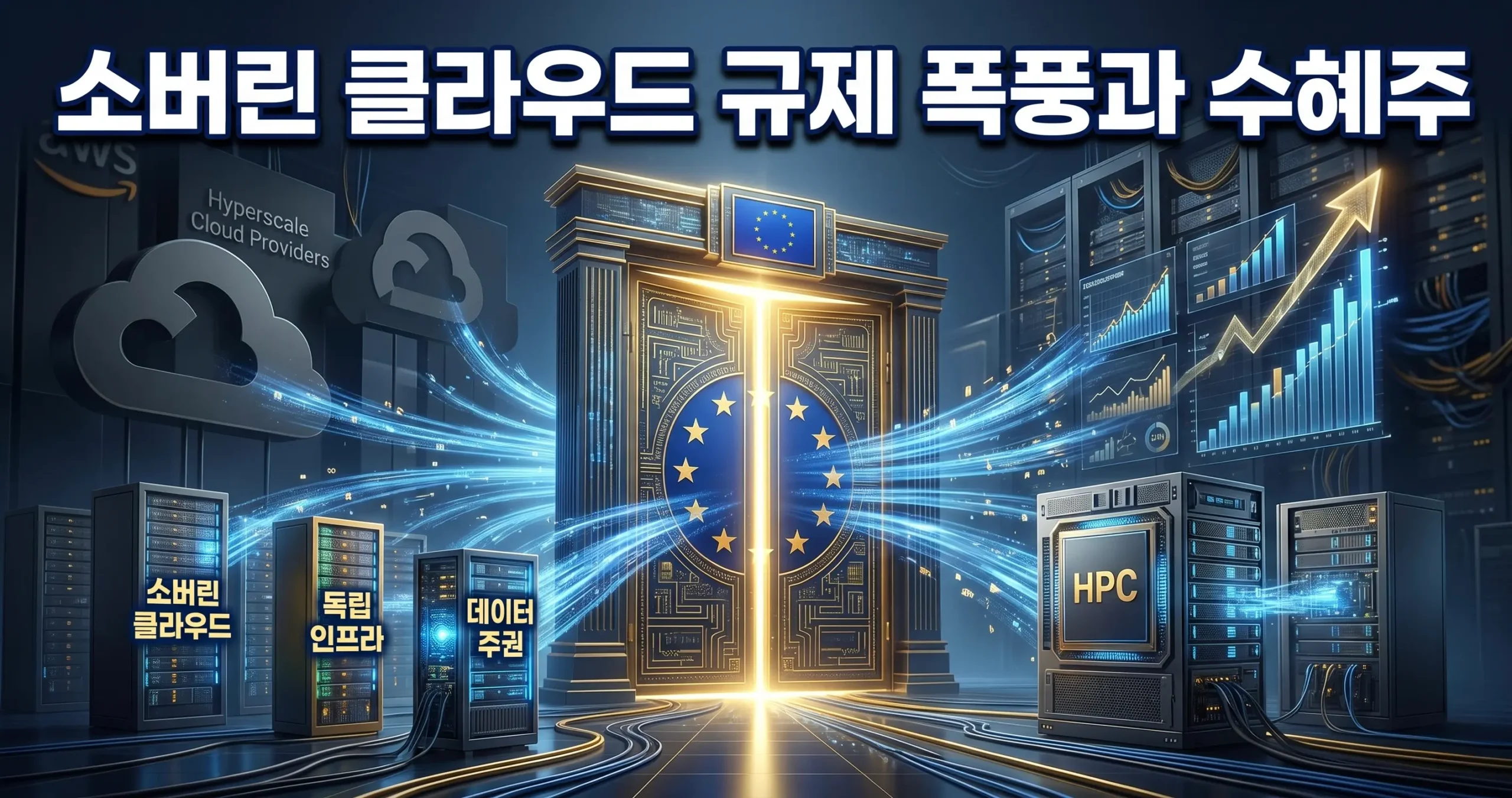 유럽발 '소버린 클라우드' 규제 폭풍, 미 빅테크 피해주와 반사이익 현지 벤더 선별법