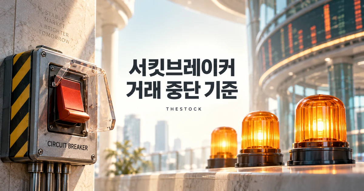 서킷브레이커 뜻과 발동 기준: 8%·15%·20% 단계 비교