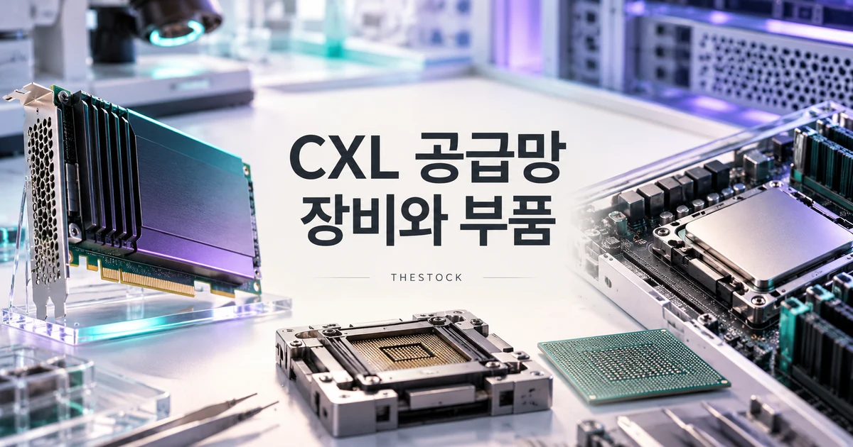 CXL 관련주 5곳: 검사장비·기판·소켓 역할과 실적 확인