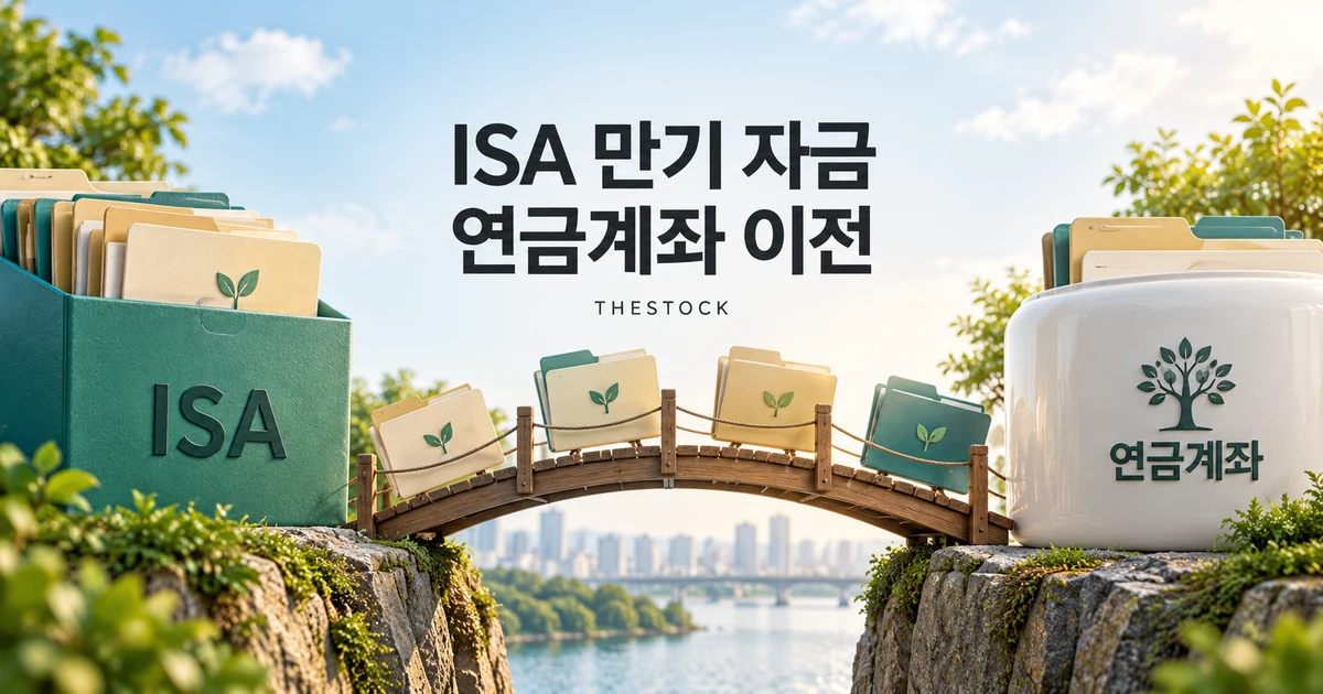 ISA 만기 자금 연금계좌 전환: 추가 공제 300만원의 정확한 뜻