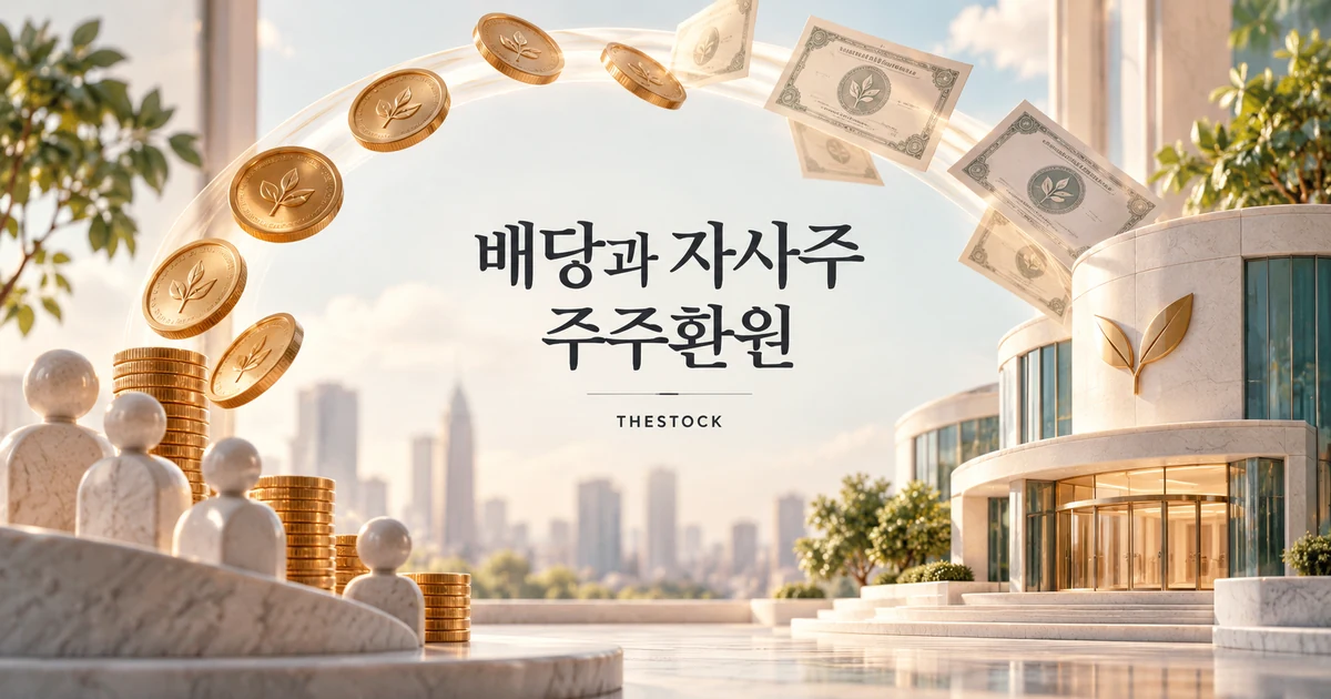 국내 배당주 5종목 비교: 배당 재원과 주주환원 정책 확인법