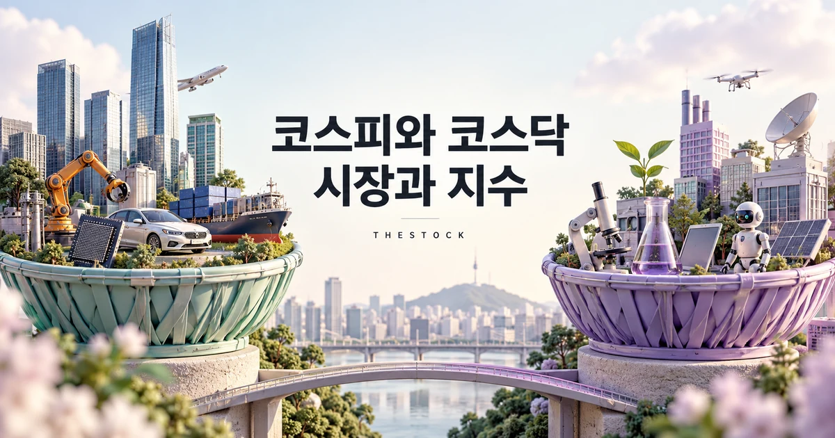 코스피 코스닥 차이: 시장·지수·개별 종목 위험 구분하기