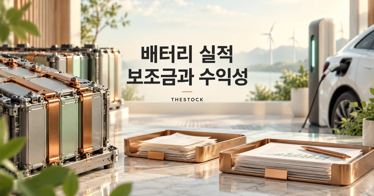 LG에너지솔루션 실적: 3분기 영업이익 7560억원, 보조금 제외하면? 대표 이미지