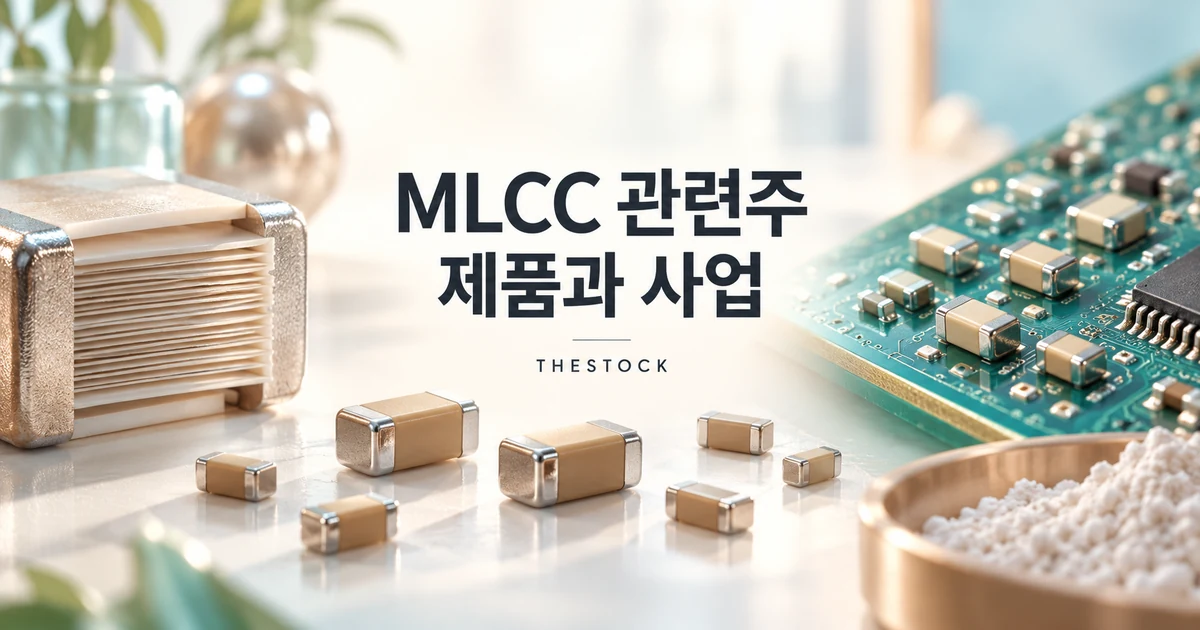 MLCC 관련주 비교: 삼성전기·삼화콘덴서·아모텍 확인 기준