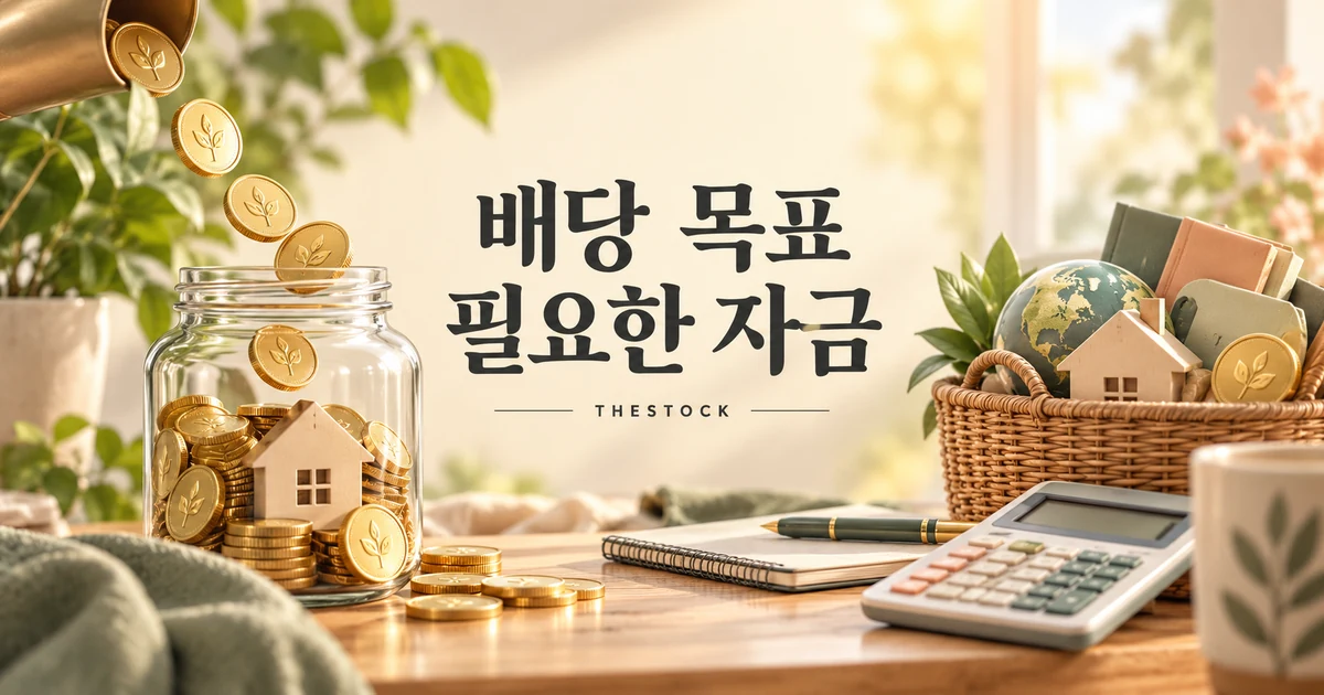 월 100만원 배당 목표 계산: 필요한 자금과 세후 현금흐름