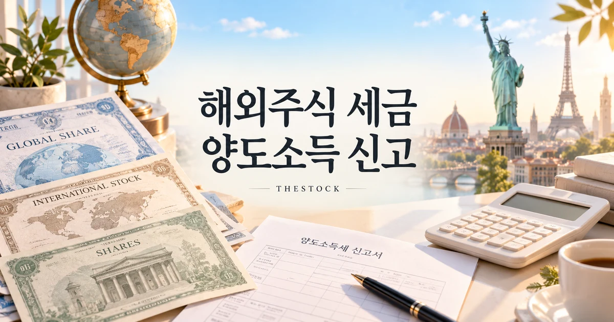 해외주식 양도소득세 계산·신고: 250만원 공제와 증여 주의점