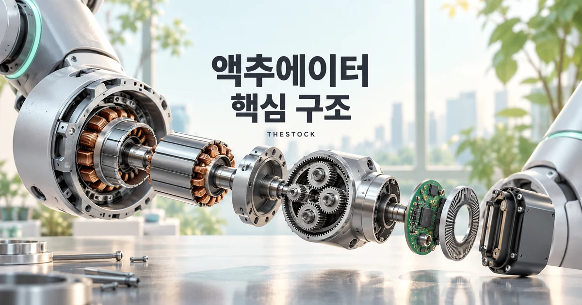액추에이터 뜻: 모터·감속기·엔코더와 로봇 투자 기준