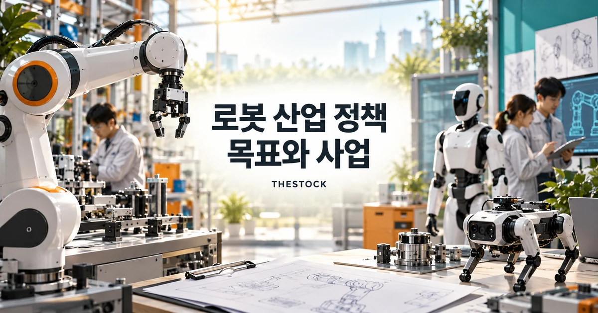 로봇 정책 3조원 투자: 2030년 목표와 관련주 확인 기준