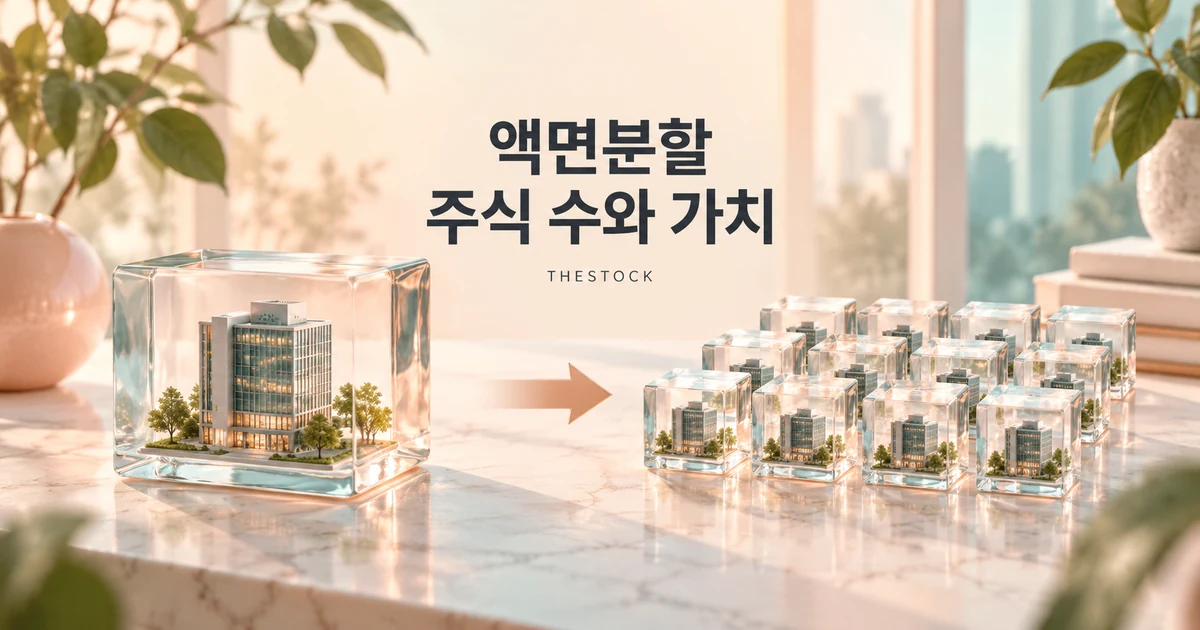 액면분할 뜻과 주가 영향: 삼성전자 50대 1 사례로 이해하기